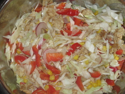 FOTKA - Zeleninov salt s uzenm tempehem