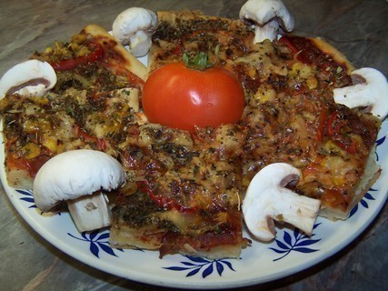 FOTKA - Domc pizza na plechu