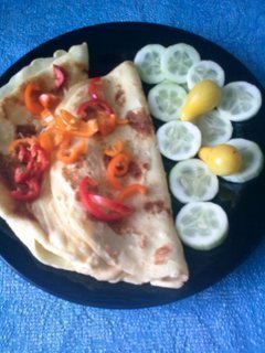 FOTKA - Vajen omeleta se srem a zeleninou