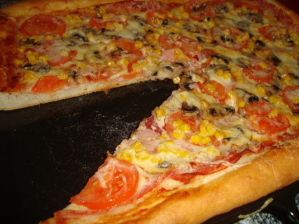 FOTKA - Domc pizza na plechu