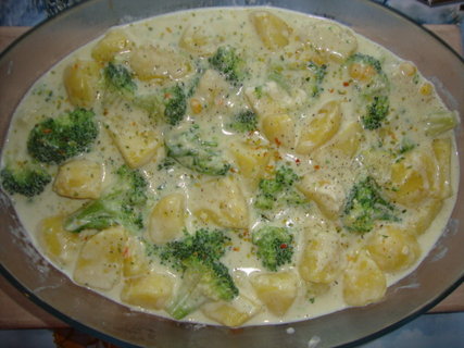 FOTKA - Gratinovan brambory s brokolic
