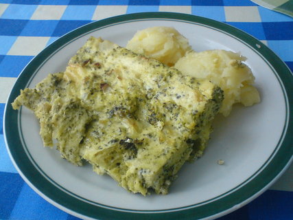 FOTKA - Zapeen brokolice ve vejcch