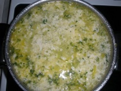 FOTKA - Jemn prkov polvka s vejcem a srem