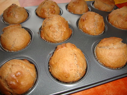 FOTKA - okoldov muffiny z polohrub mouky