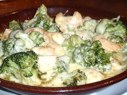 FOTKA - Jemn kuec sms s brokolic a unkou