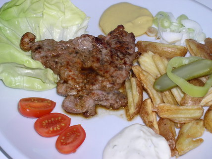 FOTKA - Vepov steak s bylinkami a hoic
