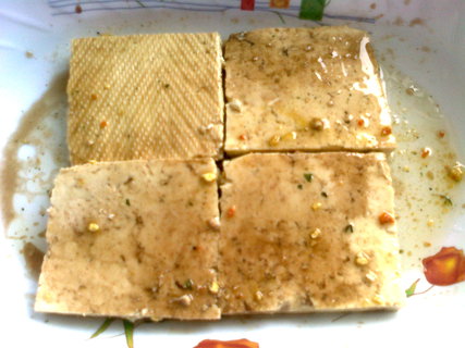 FOTKA - Marinovan tofu s ampiony