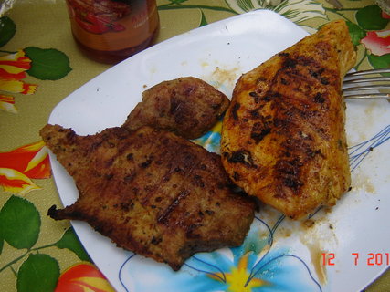 FOTKA - Rychl steak na grilu