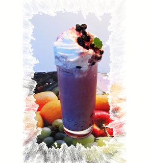 FOTKA - Mln borvkov koktejl s jogurtem 