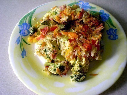 FOTKA - Vajen omeleta s brokolic