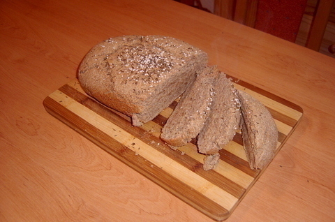 FOTKA - Celozrnn domc chleba bez pekrny