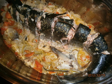 FOTKA - Ryba v zeleninov postlce