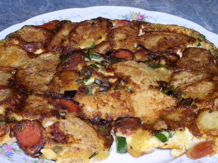 FOTKA - Srov omeleta s cibulovou nat