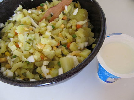 FOTKA - Francouzsk bramborov salt s vejci