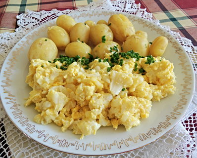FOTKA - Kvtk s vejci a lahdkovm drodm