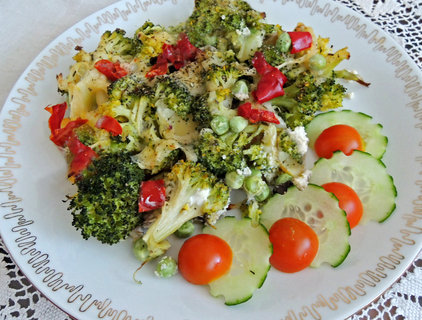 FOTKA - Zapeen brokolice s rajaty