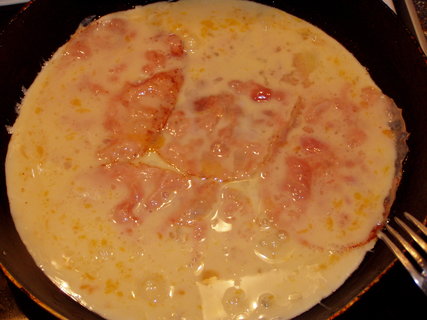 FOTKA - Omeleta s klobsou a unkou