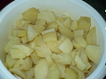 FOTKA - Bramborov salt s majonzou a hrkem