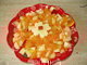 Ananasov salt s mrkv, jablkem a mandarinkou