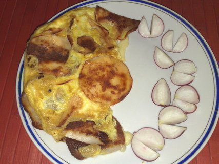 FOTKA - Omeleta s klobsou a unkou