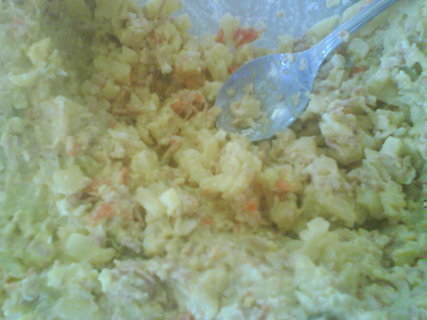 FOTKA - Lehk bramborov salt s celerem a jablky