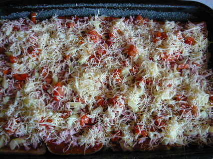 FOTKA - Pizza z toustovho chleba