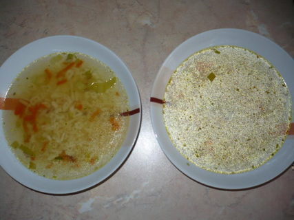 FOTKA - Zeleninov polvka s tstovinami a Vegetou