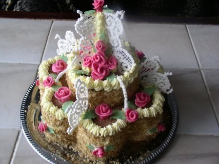 FOTKA - Svatebn dort