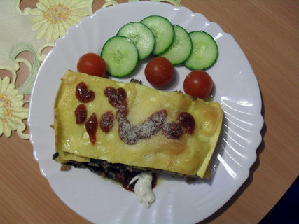 FOTKA - Lasagne s mletm masem, srem a ampiny