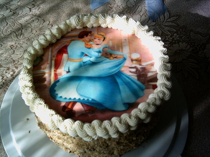 FOTKA - lehakov dort s jedlm obrzkem