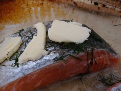 FOTKA - Peen losos s mslem na rozmarnu