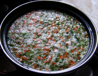 FOTKA - Zeleninov polvka s vajkem
