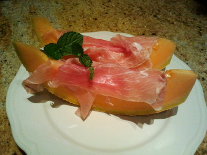 FOTKA - Prosciutto s melounem