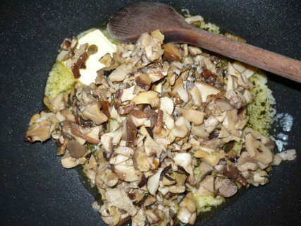 FOTKA - Omeleta s houbami a slaninou