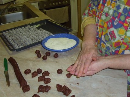 FOTKA - Kuliky s kokosem, pikoty a marmeldou