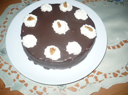 FOTKA - lehakov dvoubarevn dort