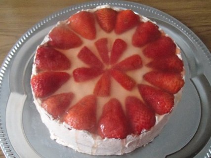 FOTKA - Ovocn elatinov dort