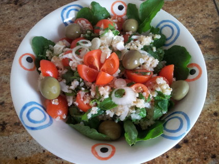 FOTKA - Salt tabbouleh s bulgurem a srem feta