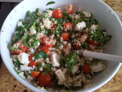 FOTKA - Salt tabbouleh s bulgurem a srem feta