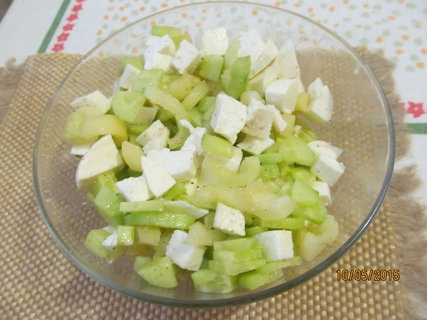 FOTKA - Zeleninový salát s mozzarellou