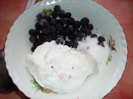 FOTKA - Mln borvkov koktejl s jogurtem