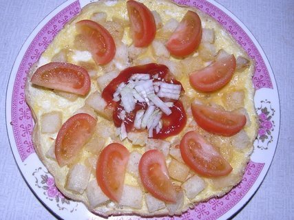 FOTKA - Vajen omeleta s houskovm knedlkem