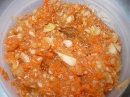 FOTKA - Mrkvov salt s jablky a kokosovou moukou 