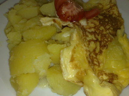 FOTKA - Bramborov omeleta s prkem