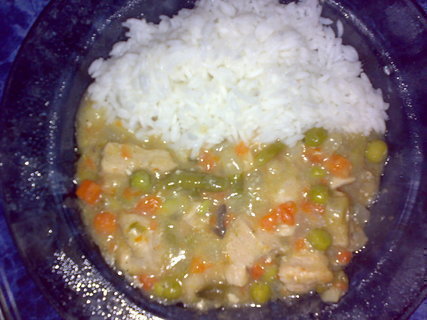 FOTKA - Ku�ec� maso na zelenin�