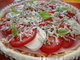 Pizza s mozzarellou a keupem