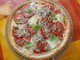 Pizza s mozzarellou a keupem