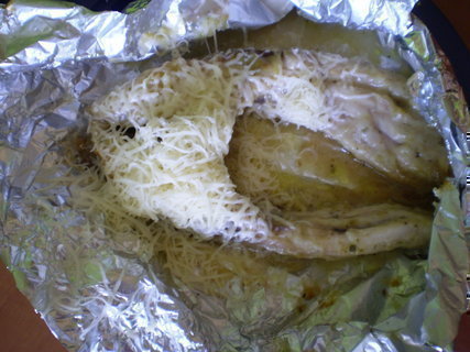 FOTKA - Kapr na grilu plnn bramborami