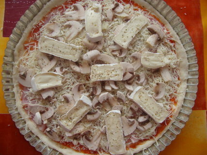 FOTKA - Pizza se unkou, ampiny a srem