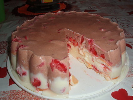 FOTKA - Nepe�en� �elatinov� dort